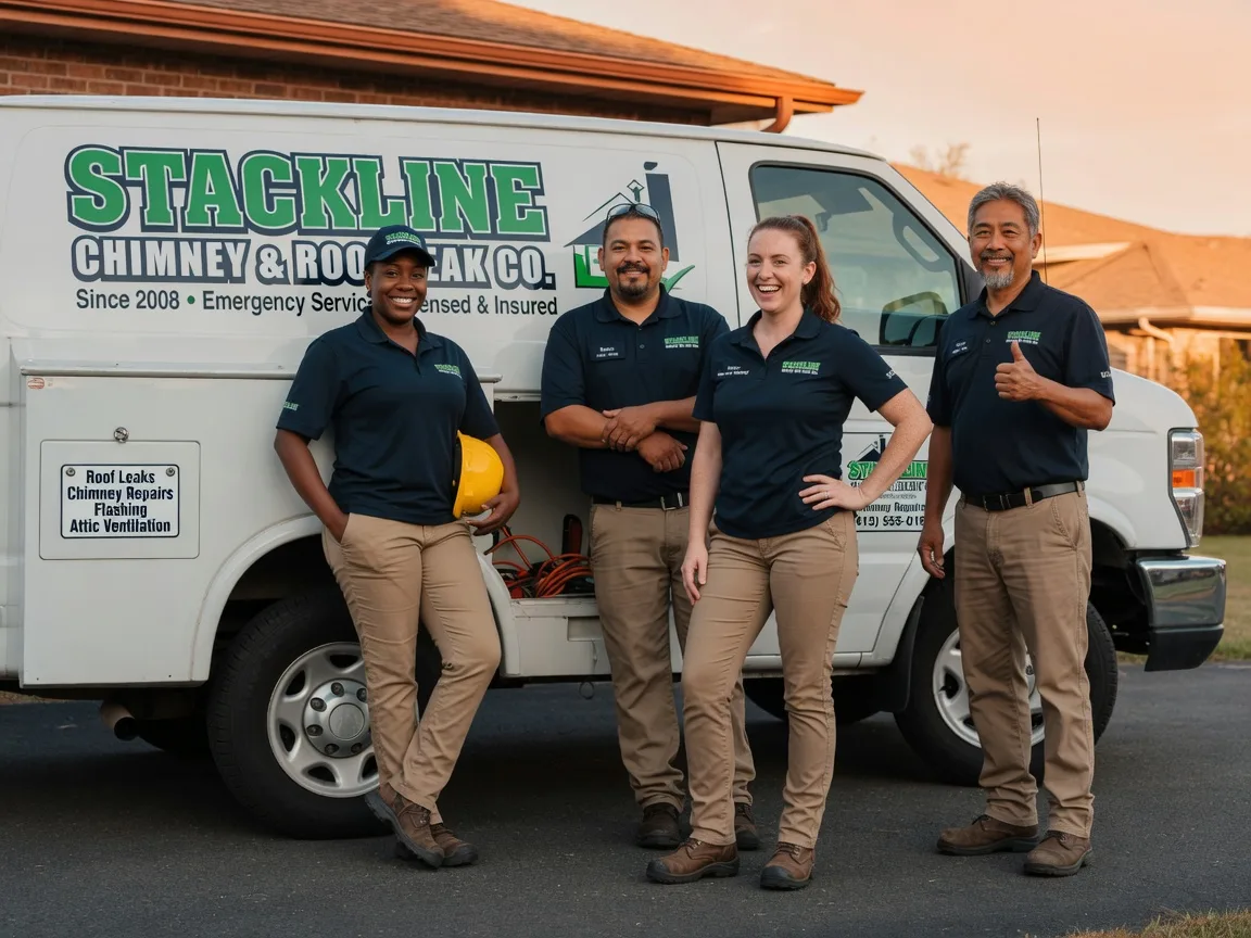 Chimney flashing repair company in Binford, ND